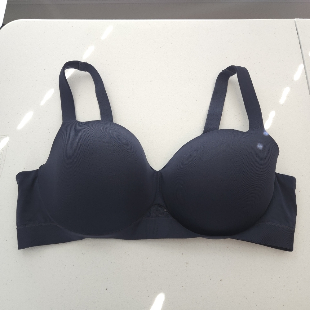 Cacique Women's Navy Blue Lightly Lined Balconette Bra